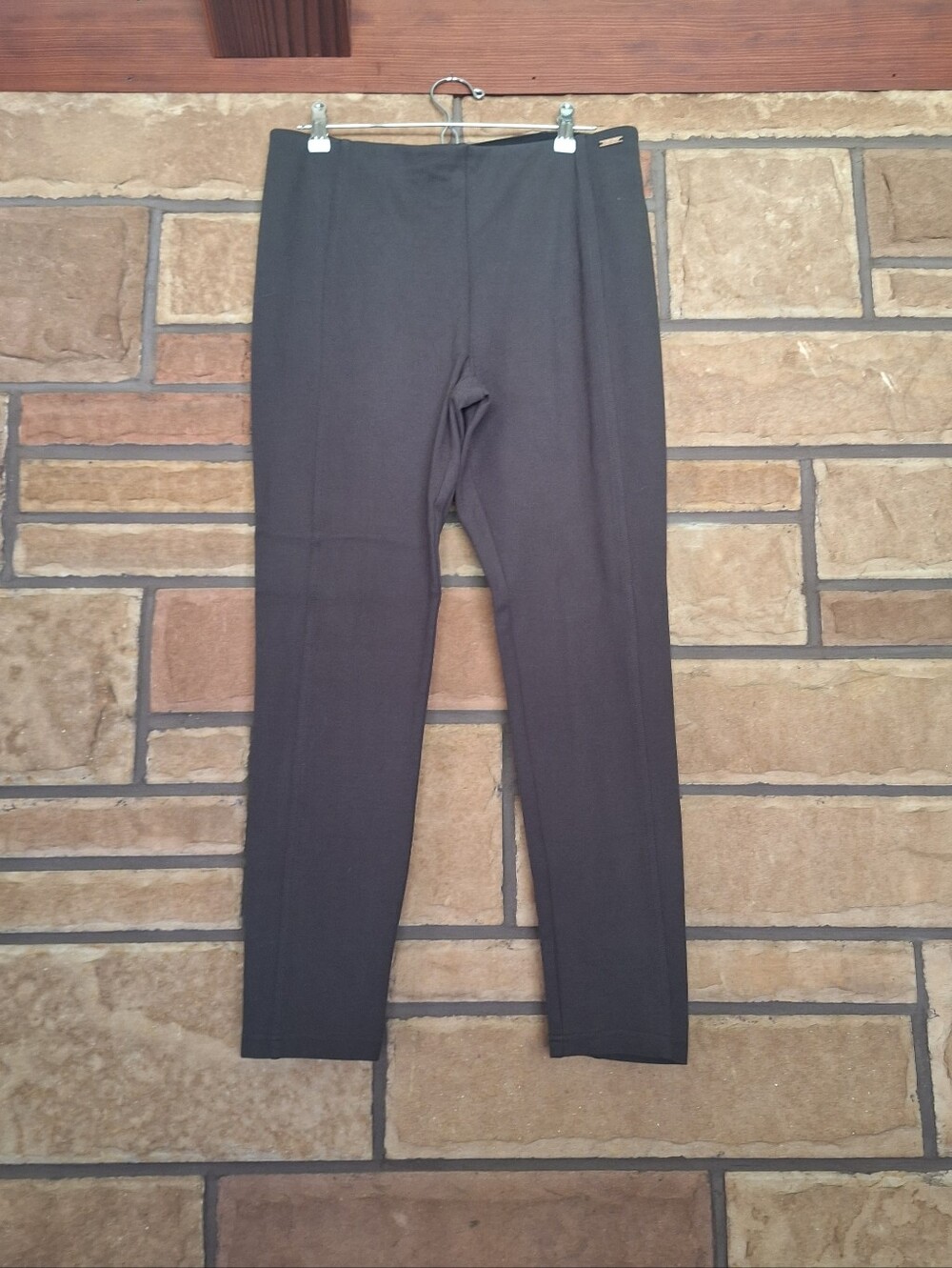 Ivanka Trump Women's Olive Green Ponte Knit Pants Large